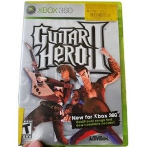 Guitar Hero II 2 (Microsoft Xbox 360, 2007) XBOX360 - Complete with manual!